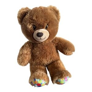 2021 Build A Bear Happy Birthday Teddy Brown Plush Stuffed Animal Toy 15"